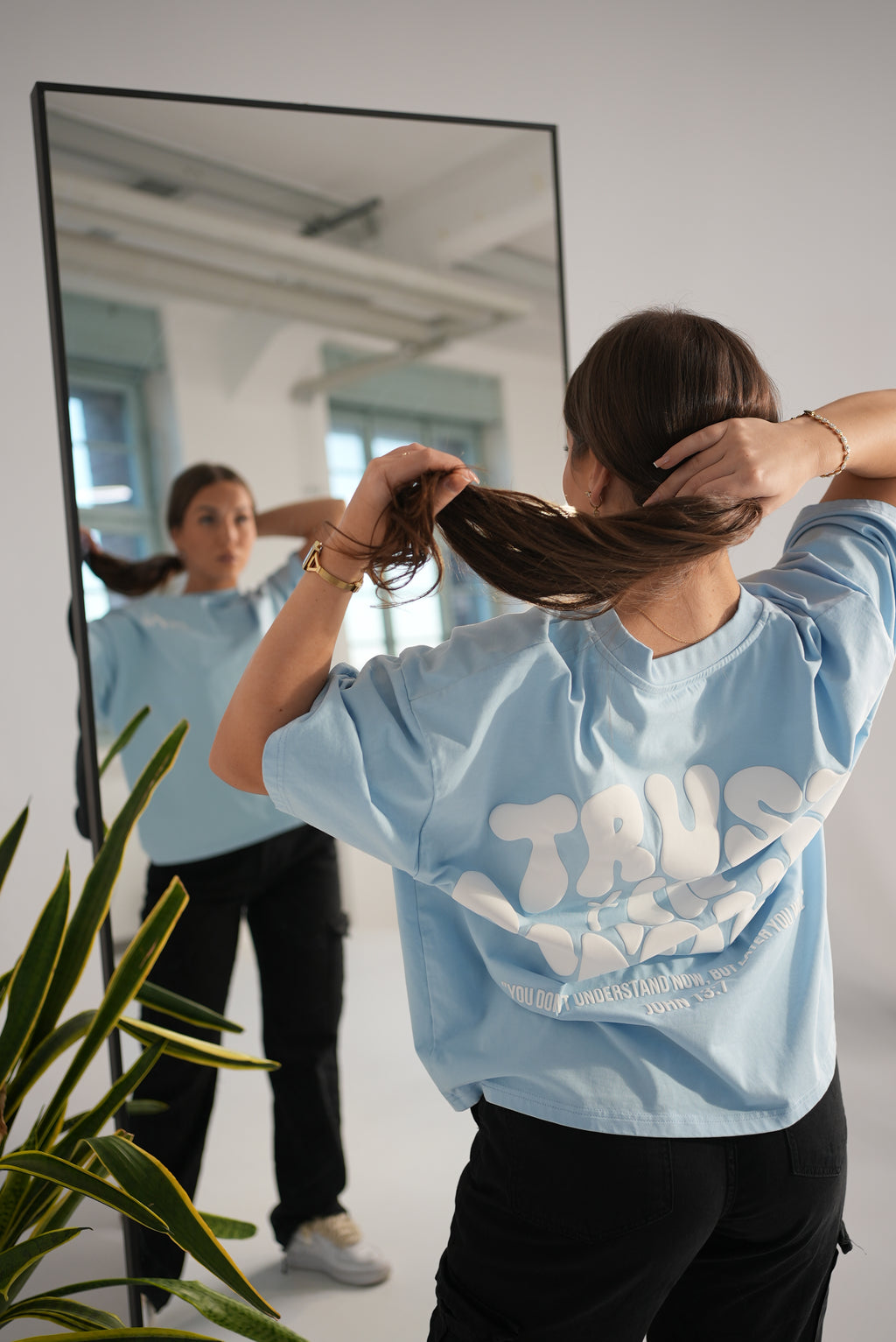 FAITH T-Shirt Babyblue