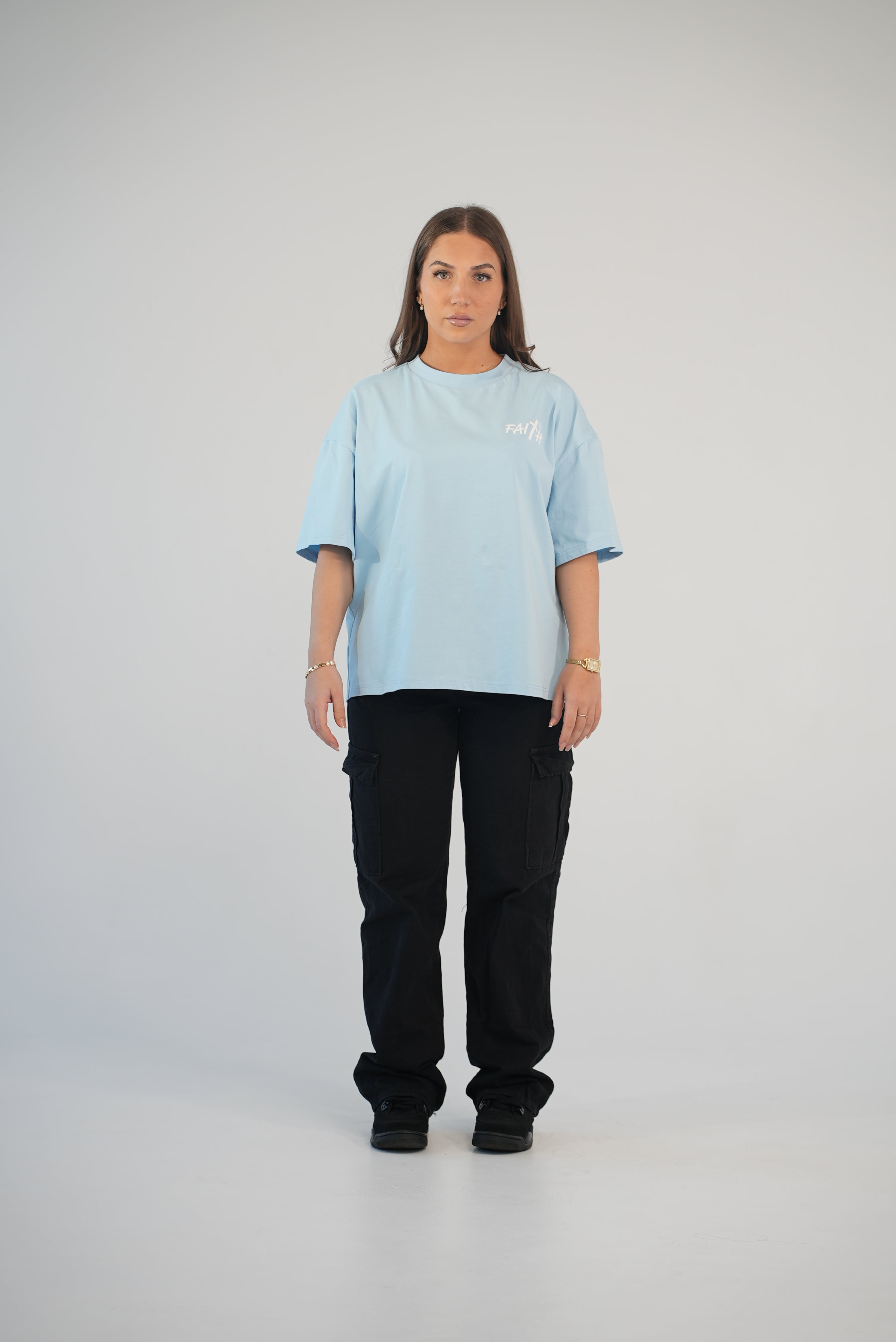 FAITH T-Shirt Babyblue